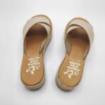 Xi Platform Black Leather Cross Strap Sandals - Image 4