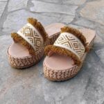 Demosthenes Leather Slide Sandals Ladies - Image 80