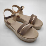 Dhonoussa Womens Platform Sandals With Ankle Strap - Image 3