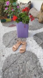 Dhonoussa Leather Slingback Buckle Sandal - Image 61