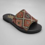 Demosthenes Leather Slide Sandals Ladies - Image 75