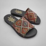 Demosthenes Leather Slide Sandals Ladies - Image 76