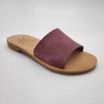 Demosthenes Leather Slide Sandals Ladies