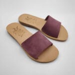Demosthenes Leather Slide Sandals Ladies - Image 3