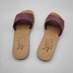 Demosthenes Leather Slide Sandals Ladies - Image 4