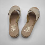 Xi Platform Black Leather Cross Strap Sandals - Image 10