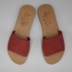 Demosthenes Leather Slide Sandals Ladies - Image 8