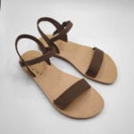 Dhonoussa Leather Slingback Buckle Sandal - Image 13