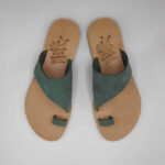 Apollon Toga Toe Ring Leather Sandal - Image 2