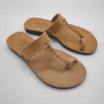 Mikri Vigla Braided Leather Sandal - Image 4