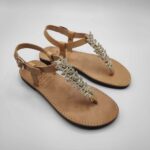 Melinos Small Butterfly Strass Embellished Wedding Sandals - Image 3