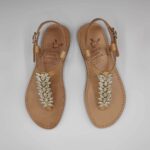 Melinos Small Butterfly Strass Embellished Wedding Sandals - Image 2