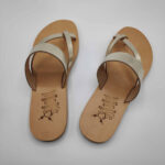 Petra Leather Toe Ring Minimalist Sandal - Image 13