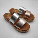 Xi Platform Black Leather Cross Strap Sandals - Image 27