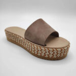 Xi Platform Black Leather Cross Strap Sandals - Image 34