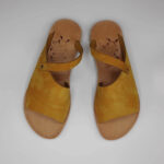 Potamides Yellow Leather Sandals - Image 2