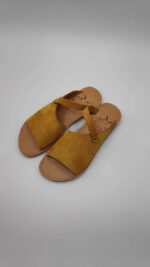 Potamides Yellow Leather Sandals - Image 50