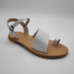 Ayia Anna Leather Toe Ring Sandal