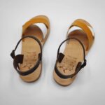 Criss Cross Ankle Strap Leather Sandal - Image 14