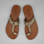 Mikri Vigla Braided Leather Sandal - Image 8