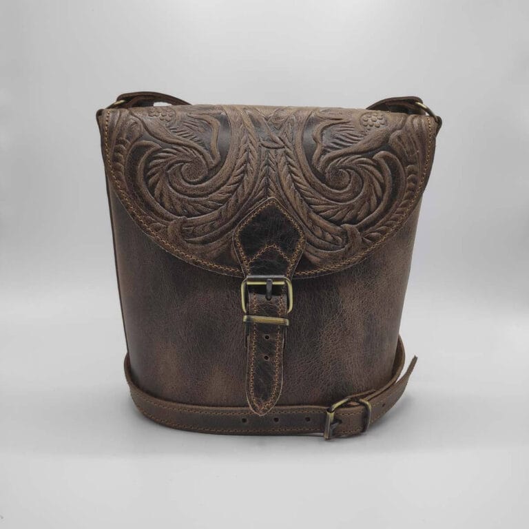 Genuine leather Bucket bag