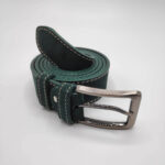 3.5cm Handmade Leather Belt Suede - Image 9