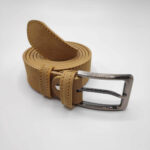 3.5cm Handmade Leather Belt Suede - Image 8
