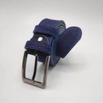 3.5cm Handmade Leather Belt Suede - Image 15