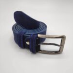 3.5cm Handmade Leather Belt Suede - Image 4