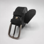 3.5cm Handmade Leather Belt Suede - Image 16