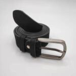 3.5cm Handmade Leather Belt Suede - Image 3