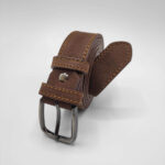 3cm Men's Leather Dress Belt Suede - Image 12