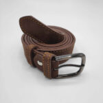 3cm Men's Leather Dress Belt Suede - Image 7
