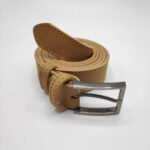 3cm Men's Leather Dress Belt Suede - Image 6