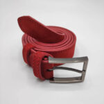3cm Men's Leather Dress Belt Suede - Image 5
