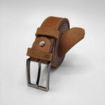 3cm Men's Leather Dress Belt Suede - Image 15