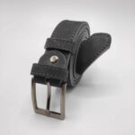 3cm Men's Leather Dress Belt Suede - Image 16