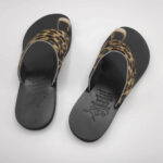 Apollon Toga Toe Ring Leather Sandal - Image 9