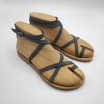 Dimitra Flat Strappy Leather Sandals - Image 3