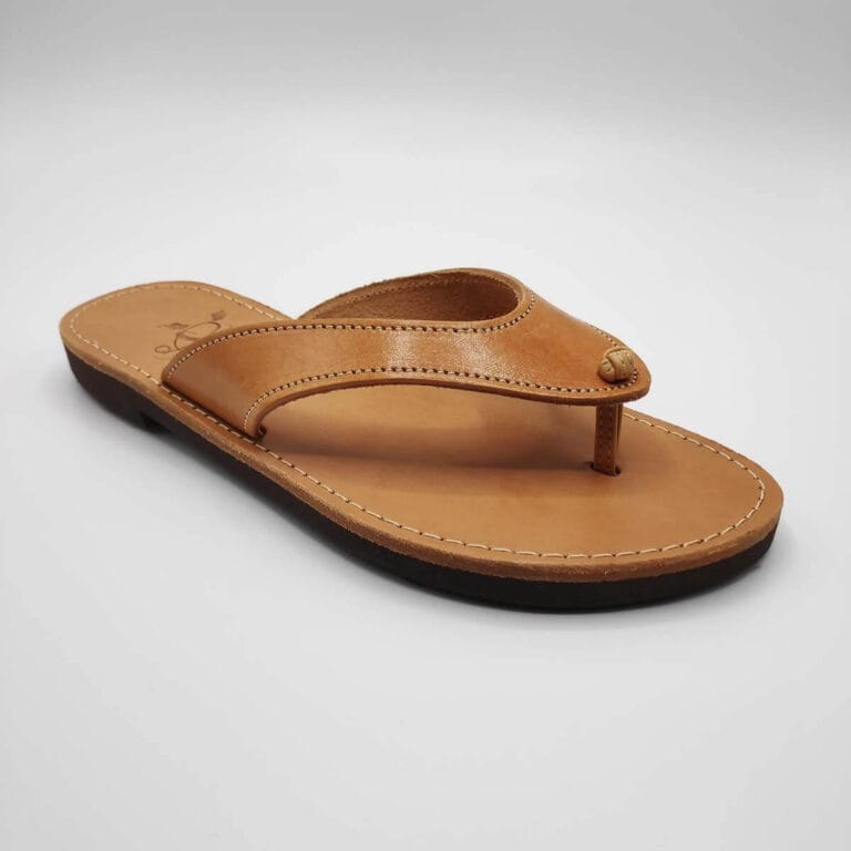 Lefgasa Leather Thongs Sandals