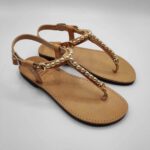 Italida Wedding Sandals Gold - Image 6