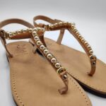 Italida Wedding Sandals Gold - Image 10