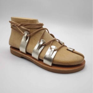 SPARTIAT Lace Up Sandals - Pagonis Greek Sandals