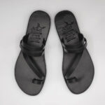 Comi Women Leather Toe Three Straps Slide - Image 8