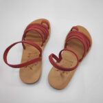 Volakas Ankle Loop Women Leather Sandal - Image 9