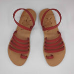 Volakas Ankle Loop Women Leather Sandal - Image 8