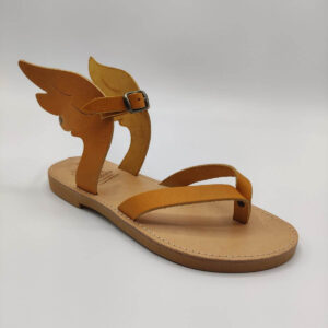 Ikaria Leather Sandals Wings yellow