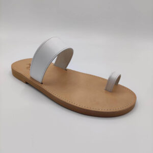 Jesus Sandals Mens Men's sandals with toe loop White