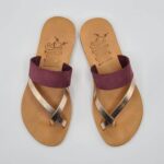 Petra Leather Toe Ring Minimalist Sandal - Image 17