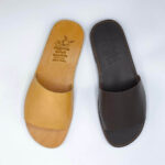 Men Single Strap Leather Slide - Image 10